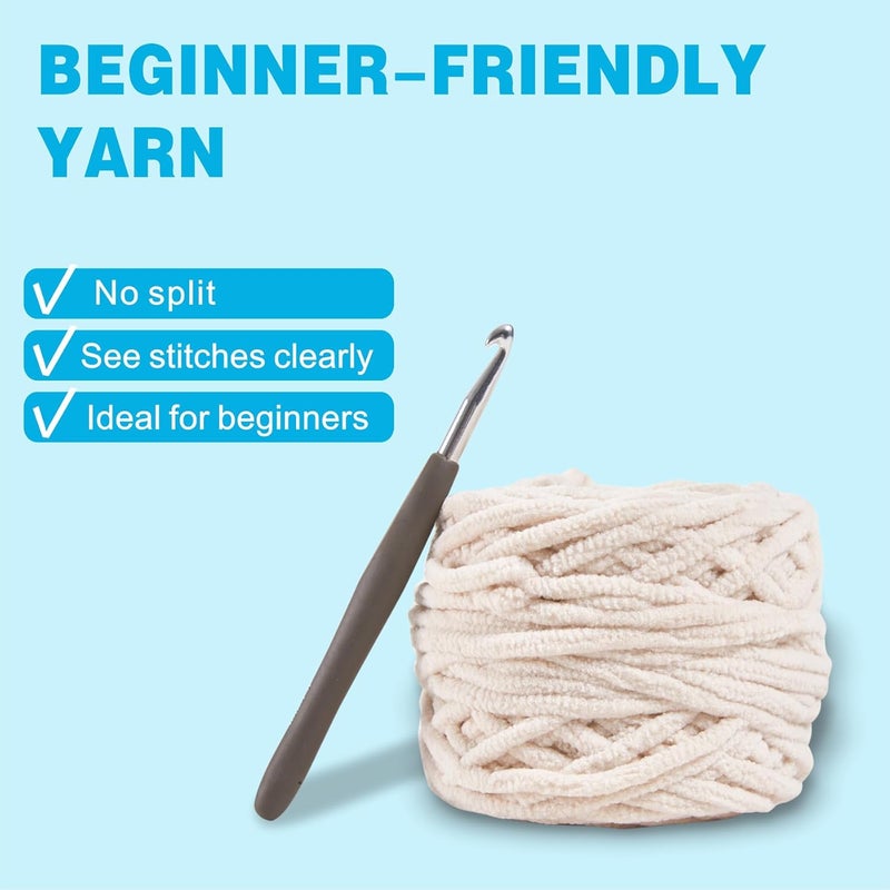 Eelexa Crochet Kit for Beginners, Amigurumi Crocheting Animal Kits, with Step-by-Step Video Tutorials for Kids Adults Beginner - 2 Pack Turtles - Image 3